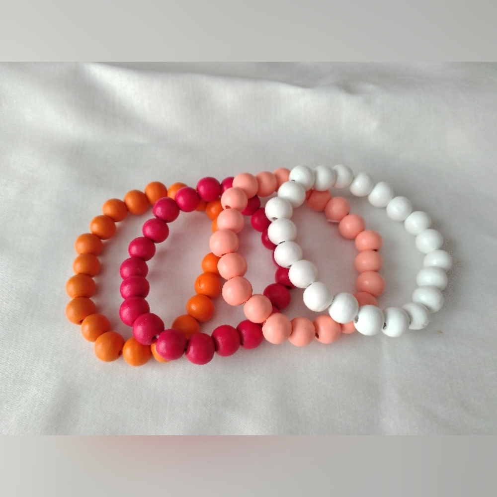Wooden Beaded Bracelets
